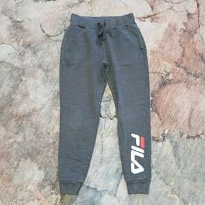 Women's Fila Gray Jogger Pants